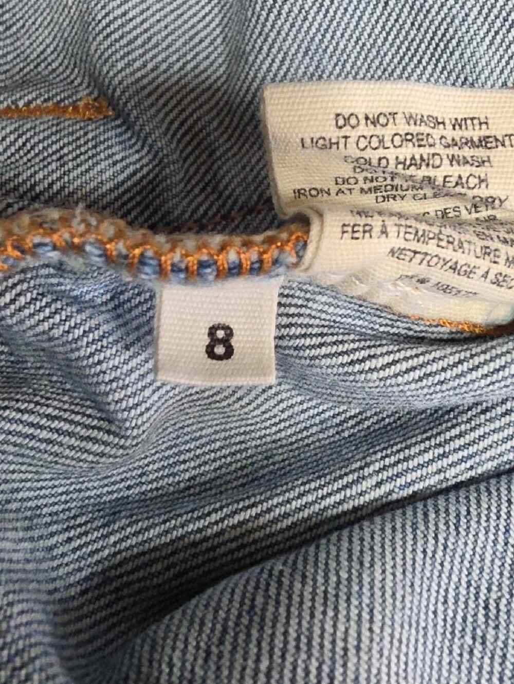 Ulla Johnson Light Blue High-Rise Wide Leg Button-Front Jeans - Picture 9 of 9